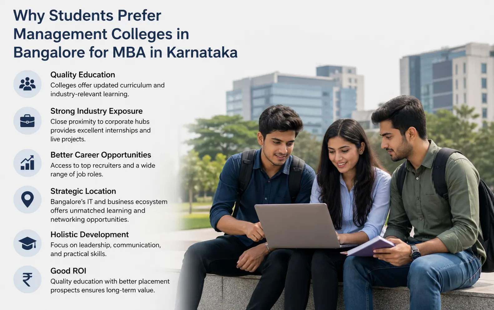 Why Students Prefer Management Colleges in Bangalore for MBA in Karnataka