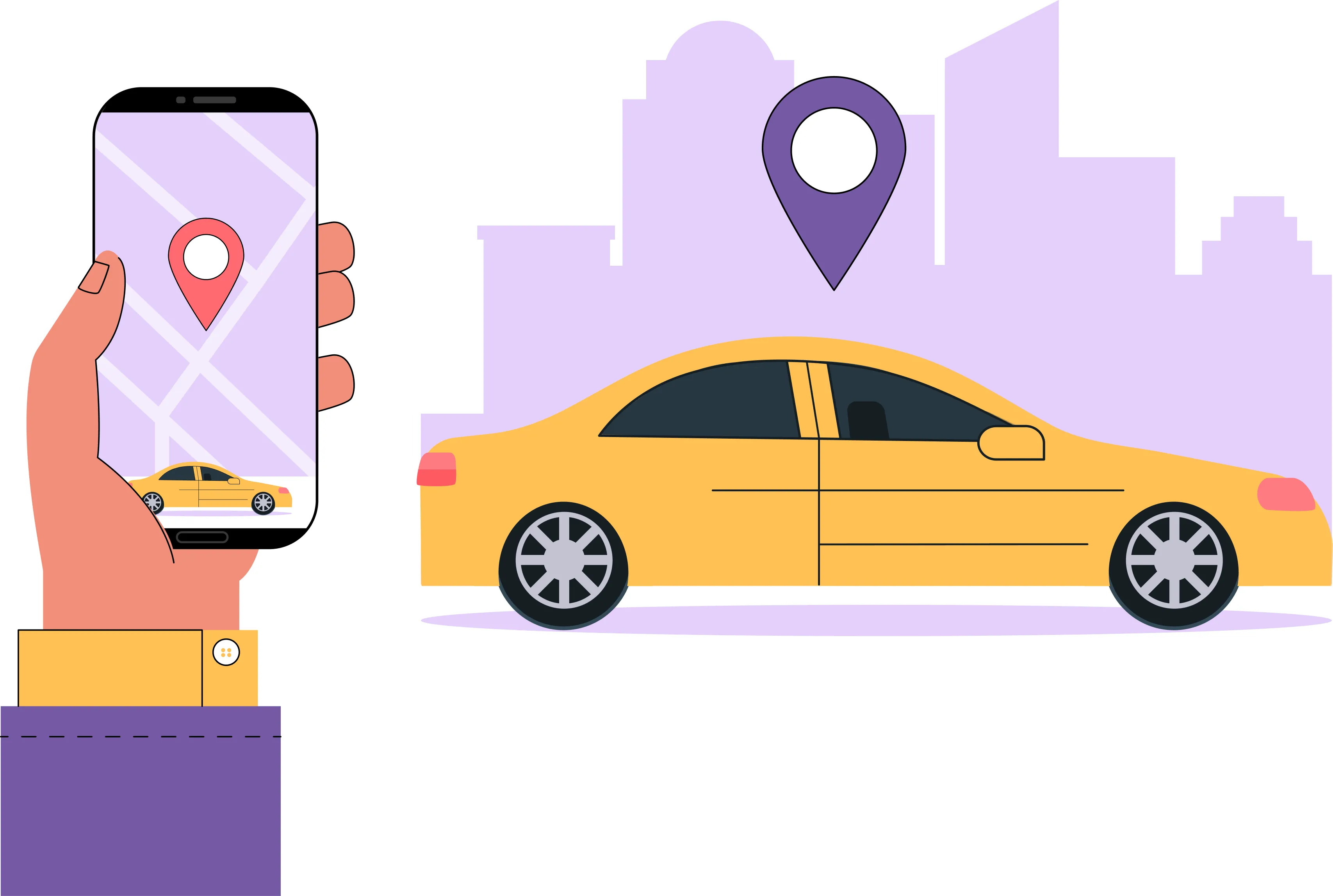 taxi app development