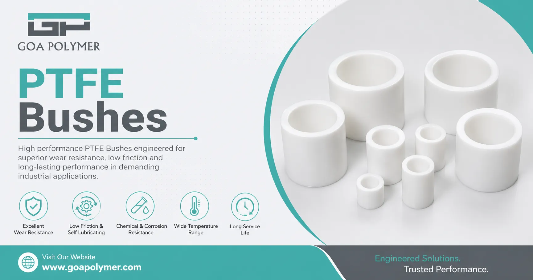 Top 10 Uses of PTFE Bushes in Engineering and Manufacturing
