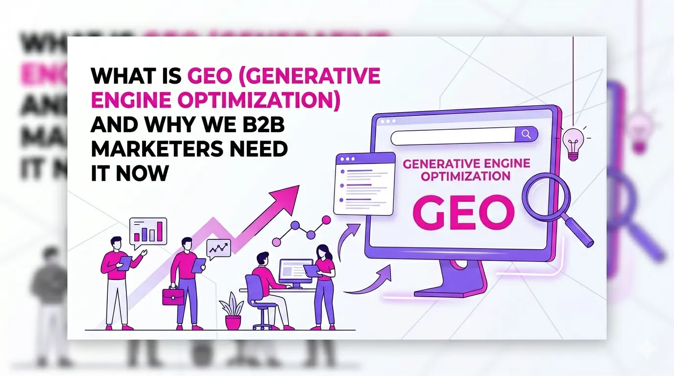 What is GEO? Why B2B Marketers Need Generative Optimization