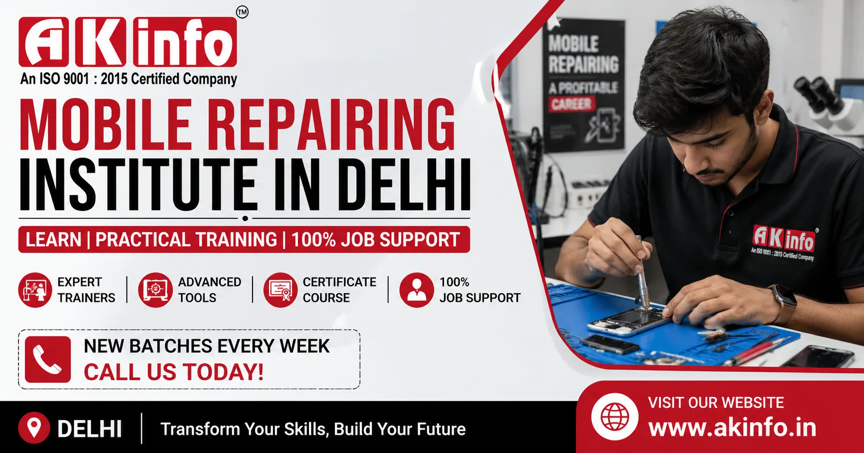 How to Choose Top Mobile Repairing Institute in Delhi Easily