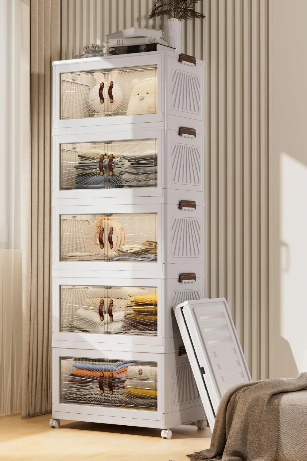 Tight Apartment Space? How Vertical Plastic Cabinets Unlock Hidden Storage
