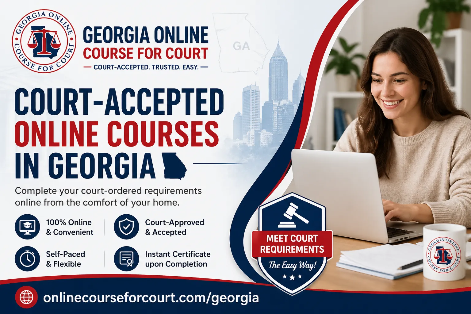 Court-Accepted Online Courses in Georgia: Complete Guide for 2026