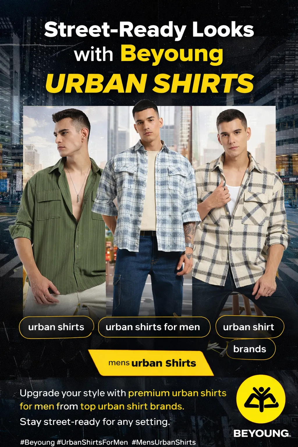 Urban Shirts for Men: Redefining Everyday Style with Modern Comfort