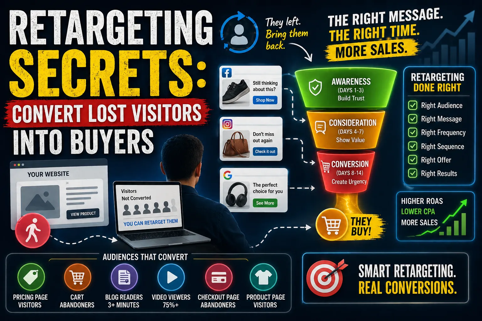 Retargeting Secrets: Convert Lost Visitors Into Buyers