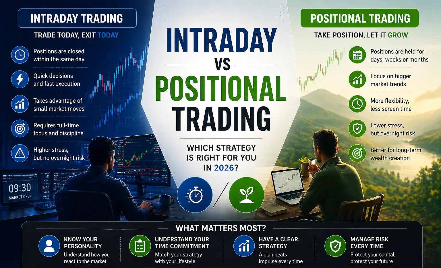 Intraday vs Positional Trading