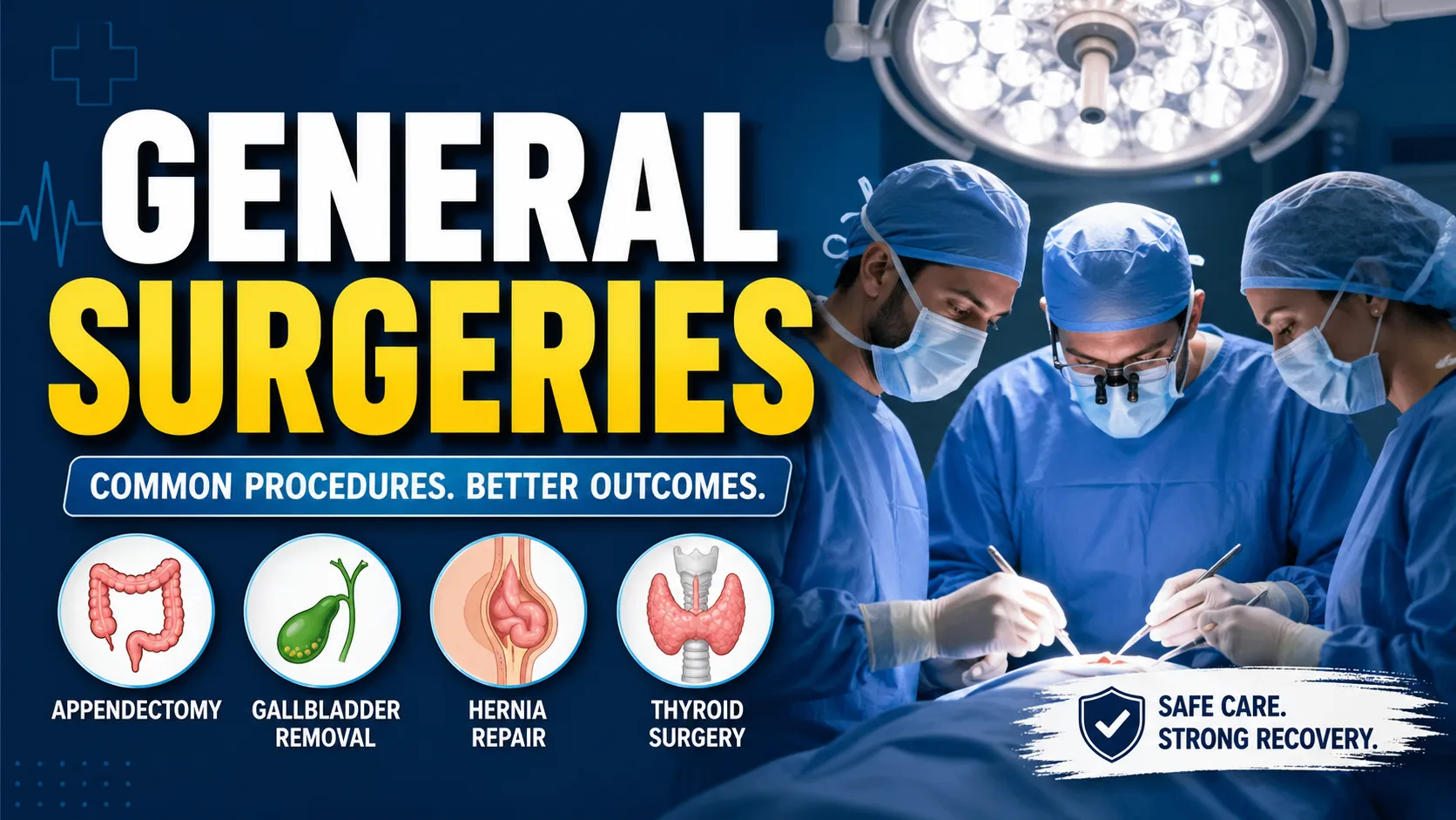 Common General Surgery Procedures and Their Health Benefits