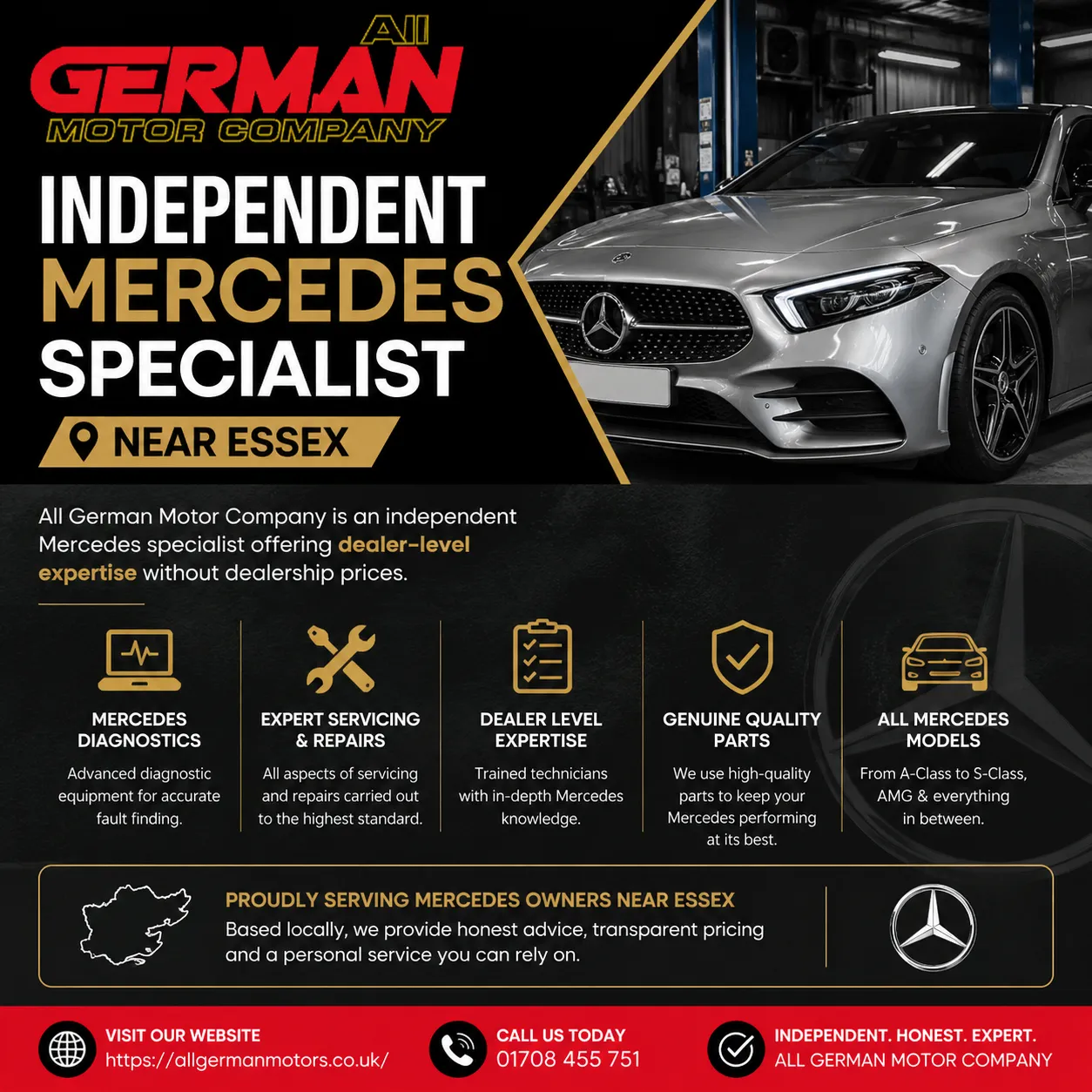 Mercedes Engine Reconditioning South Ockendon – Restore Performance with All German Motors