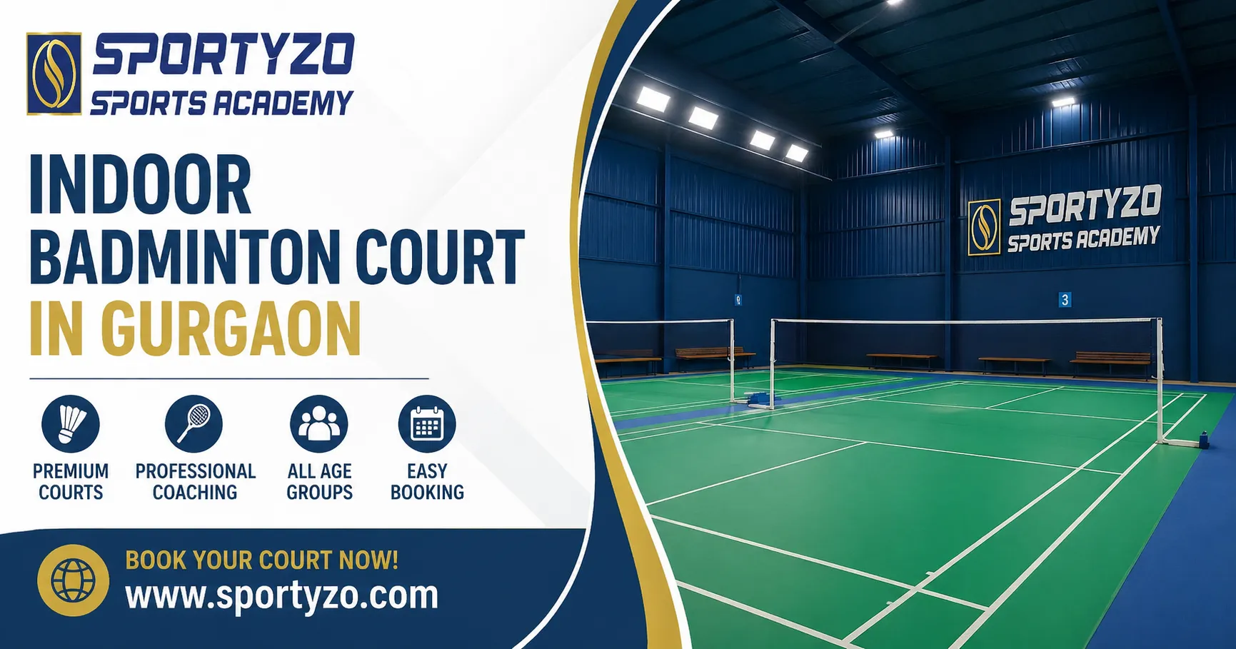 How to Choose Indoor Badminton Court in Gurgaon Easily