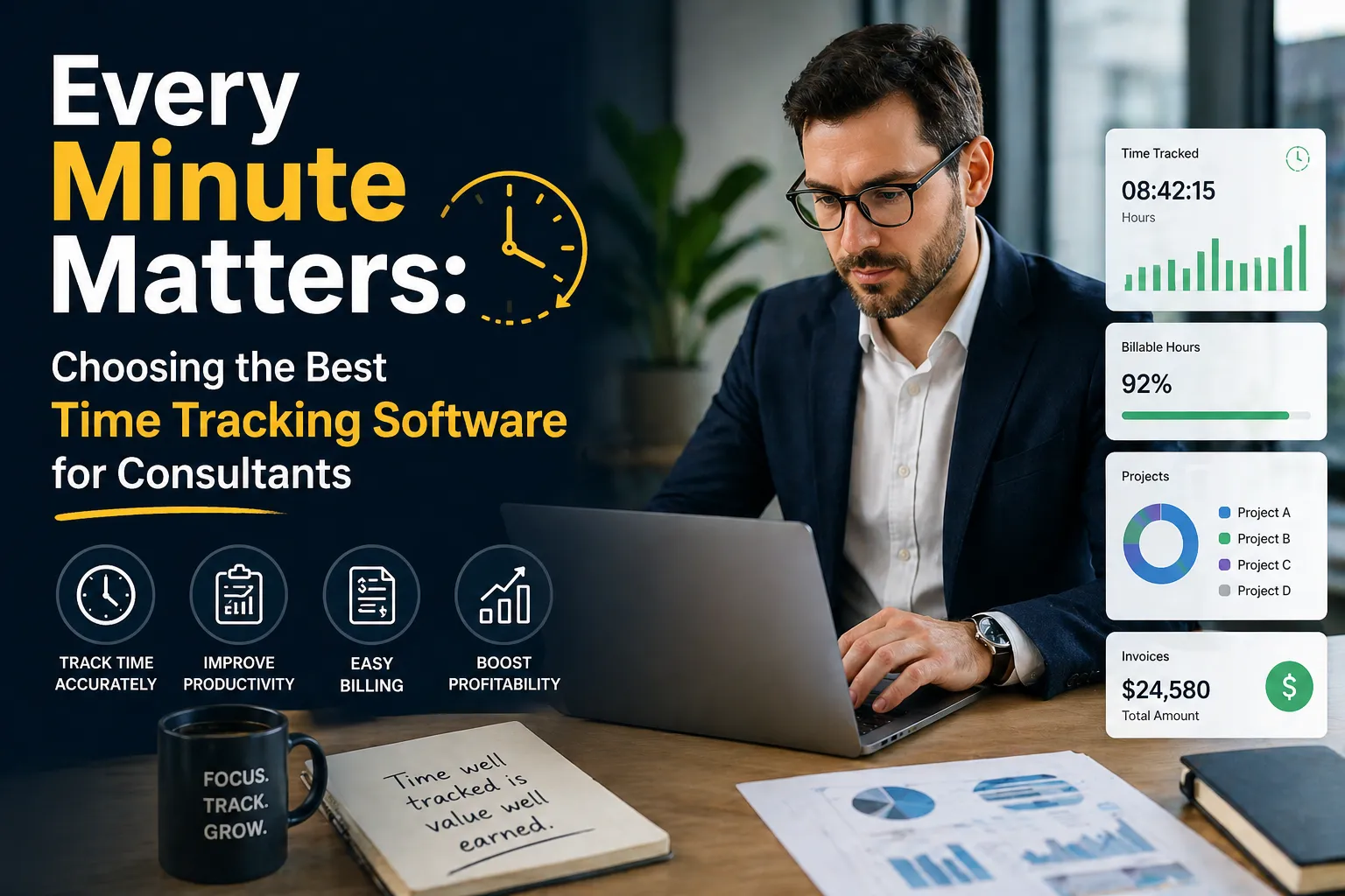 Every Minute Matters: Choosing the Best Time Tracking Software for Consultants