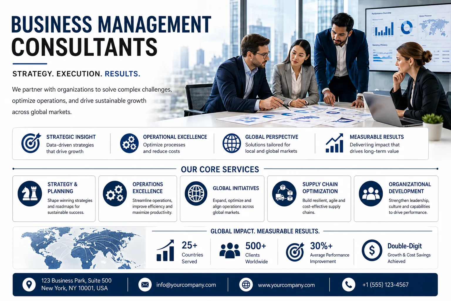 Business Management Consultants: Driving Global Growth with Strategic Expertise