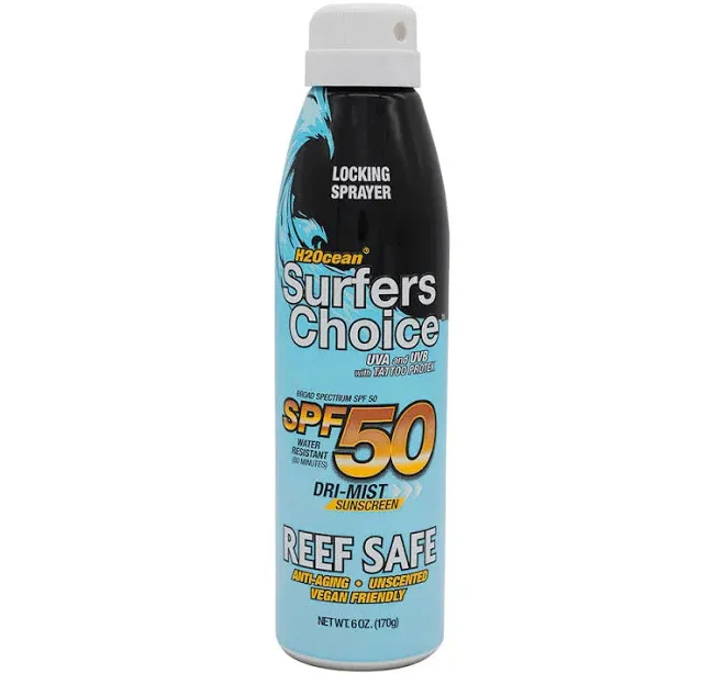 H2Ocean Surfer’s Choice SPF 50 Spray: The Ultimate Ocean-Safe Sun Protection