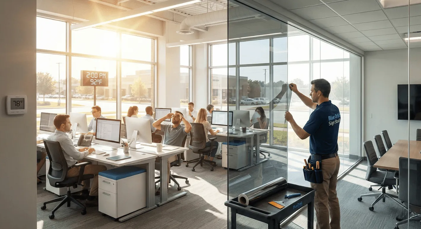 How Window Film Enhances Security and Comfort in Huntsville Commercial Spaces