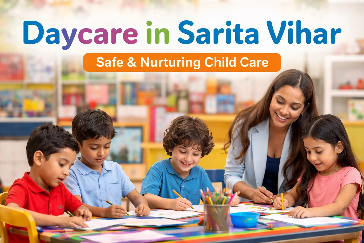 Best Daycare in Sarita Vihar | Safe & Trusted Child Care Center
