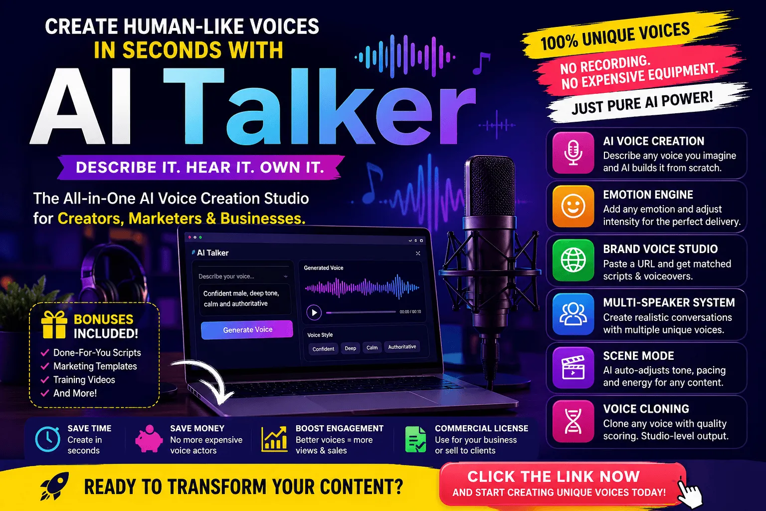 AI Talker Review (2026) – Create Human-Like Voices in Seconds