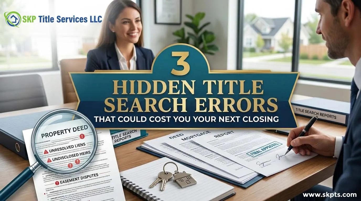 3 Hidden Title Search Errors That Could Cost You Your Next Closing