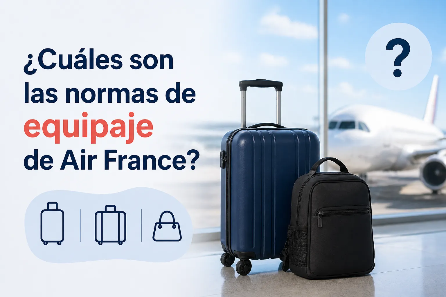 ¿Cuáles son las normas de equipaje de Air France?