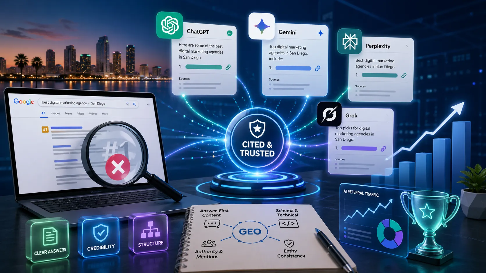 From Invisible to Cited: How Generative Engine Optimization Puts Your Brand Inside ChatGPT and Gemini Answers