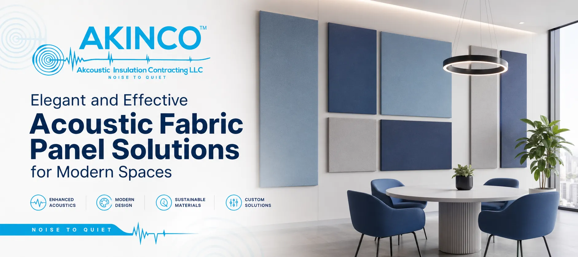 Elegant and Effective Acoustic Fabric Panel Solutions for Modern Spaces