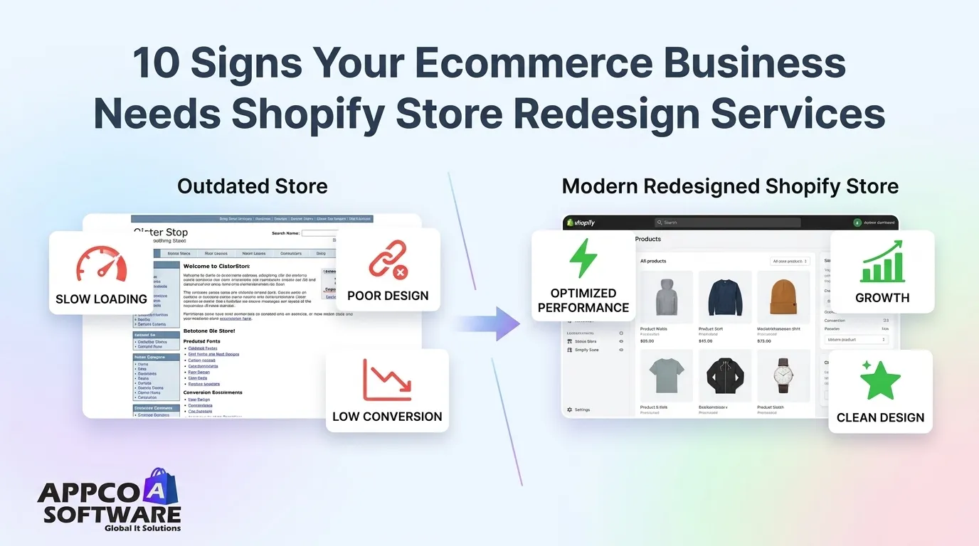 10 Signs Your Ecommerce Business Needs Shopify Store Redesign Services