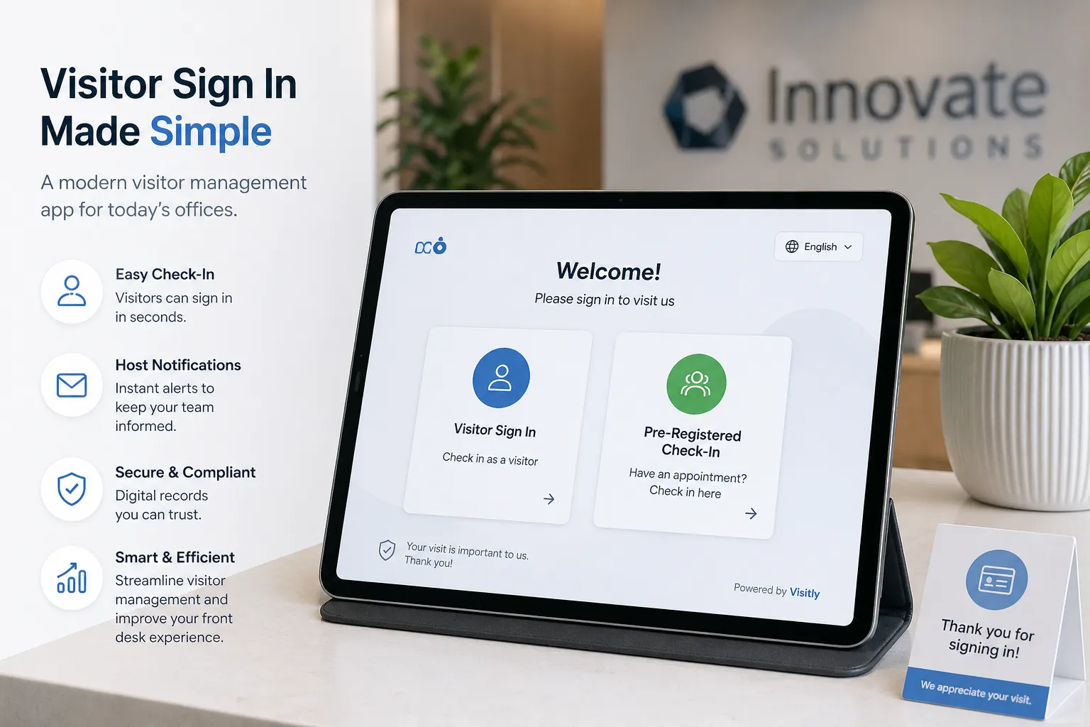 Visitor Management System for Office