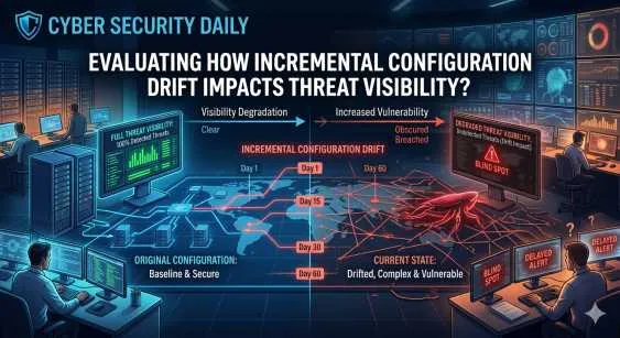 Cyber Security Daily: Evaluating How Incremental Configuration Drift Impacts Threat Visibility?