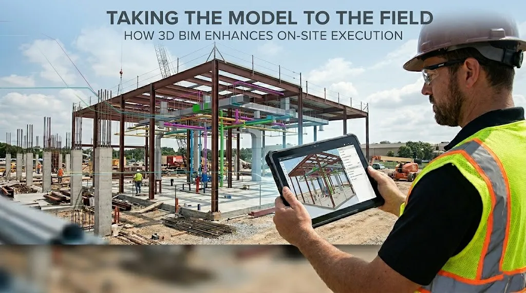 Taking the Model to the Field: How 3D BIM Enhances On-Site Execution