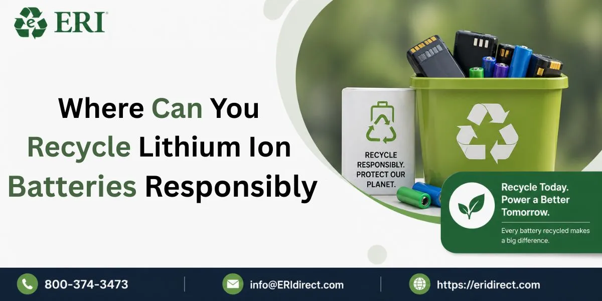 Where Can You Recycle Lithium Ion Batteries Responsibly?