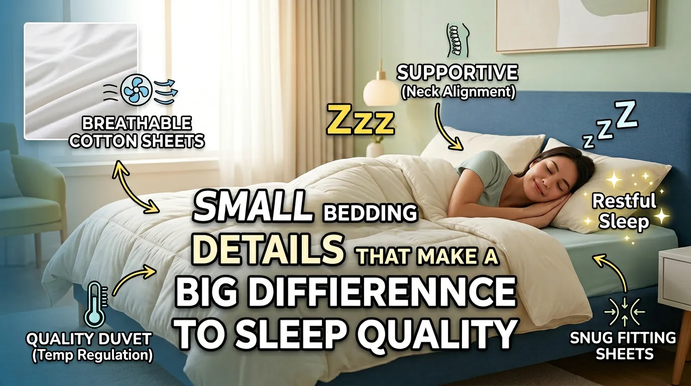 Small Bedding Details That Make a Big Difference to Sleep Quality
