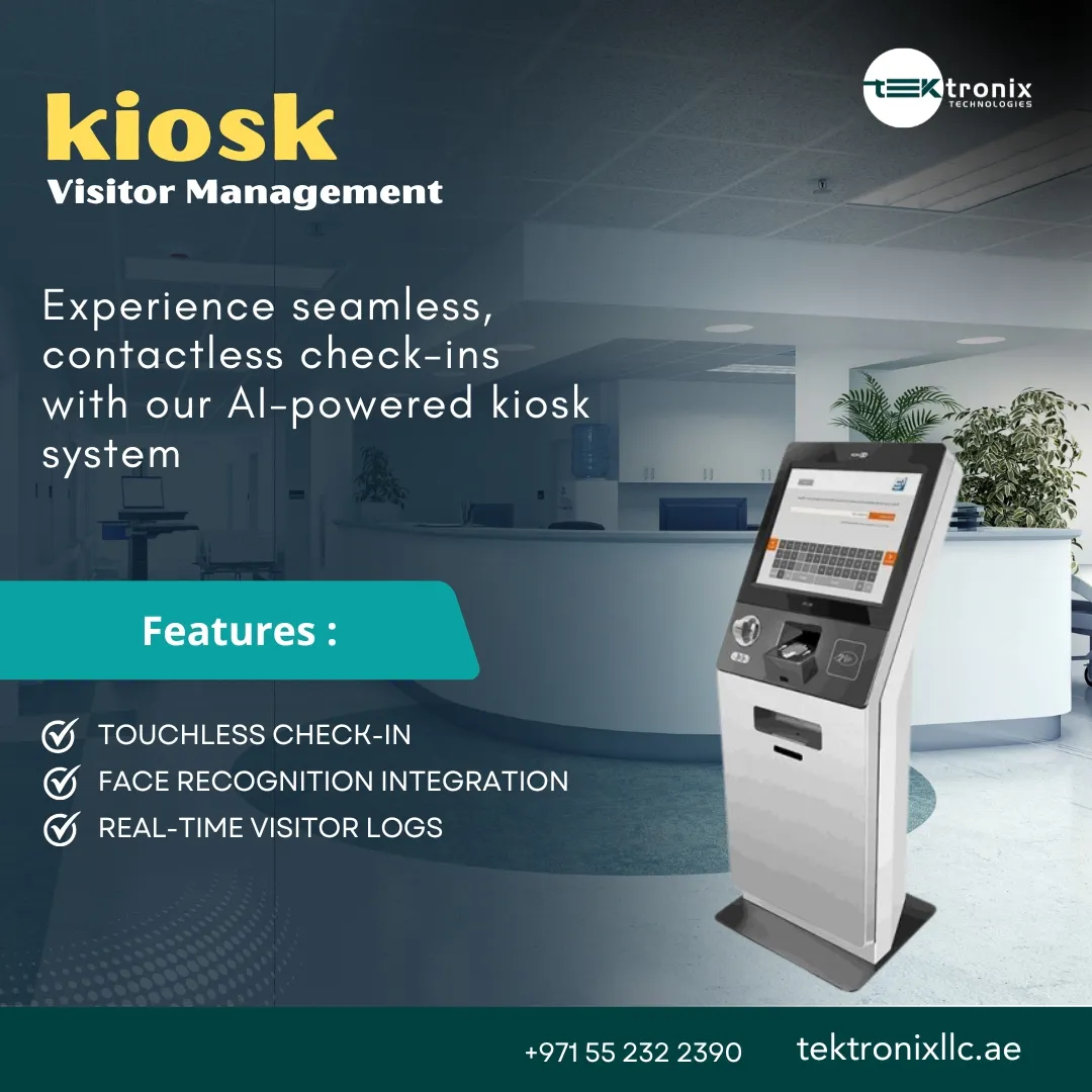 Efficiency Revolution - Kiosk Visitor Management Systems for UAE Business Success