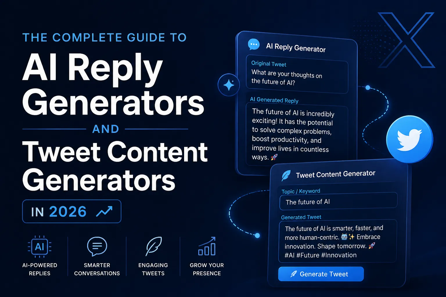 The Complete Guide to AI Reply Generators and Tweet Content Generators in 2026