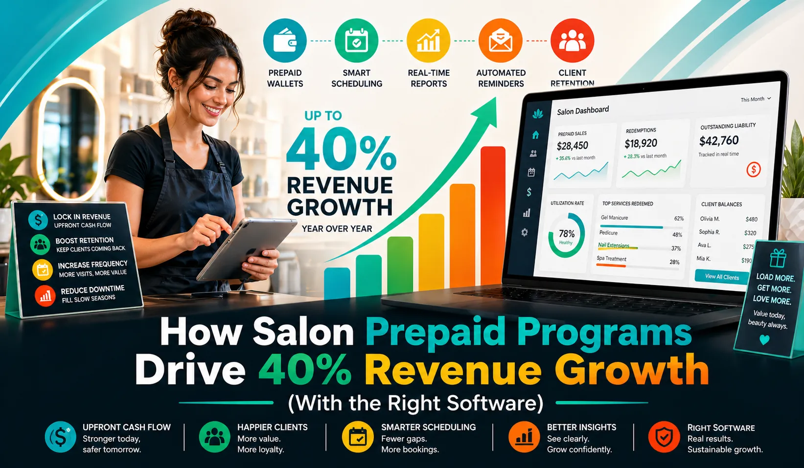 How Salon Prepaid Programs Drive 40% Revenue Growth (With the Right Software)