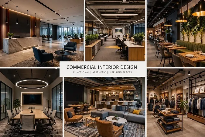 How Commercial Spaces Improve with Commercial Interior Design Firms Delhi