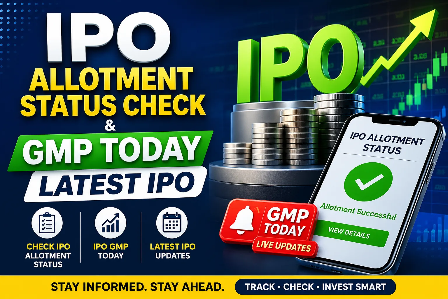 IPO Allotment Status Check & GMP Today – Latest IPO