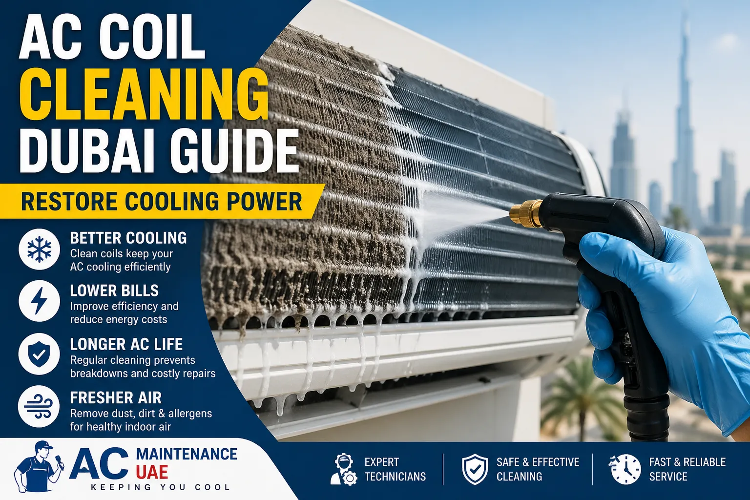 AC Coil Cleaning Dubai Guide Restore Cooling Power