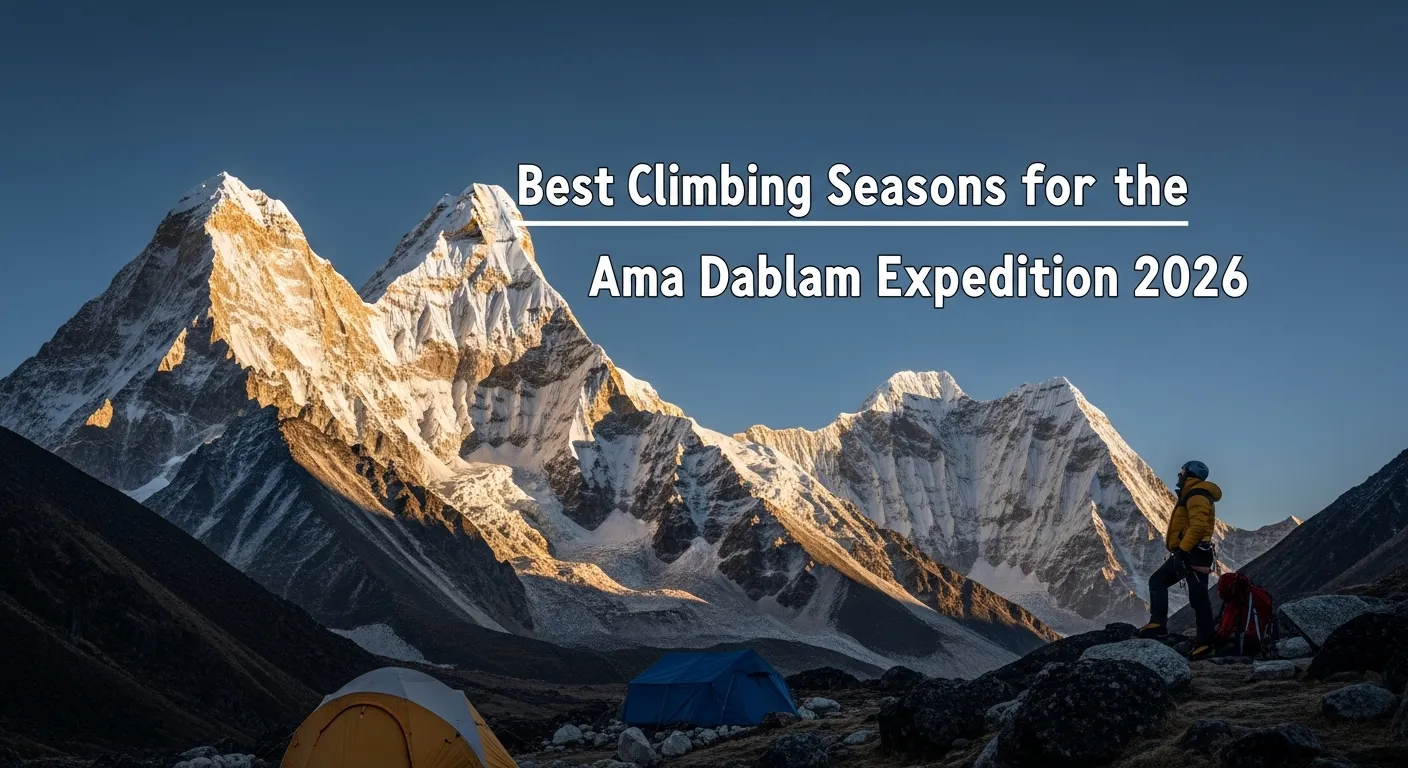 Best Climbing Seasons for the Ama Dablam Expedition 2026