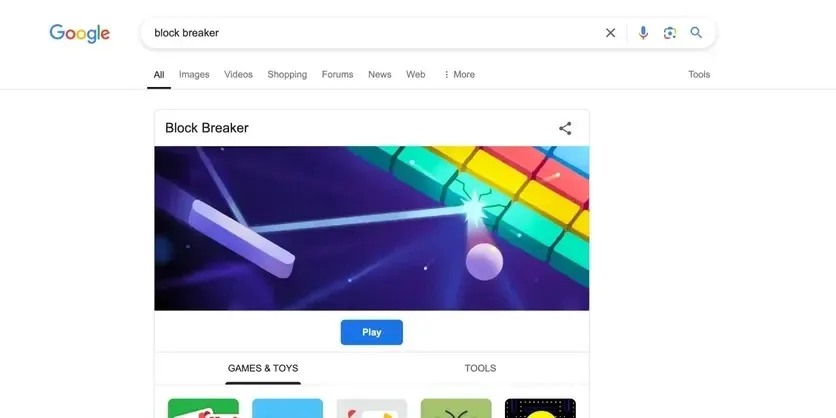 What Is Google Block Breaker