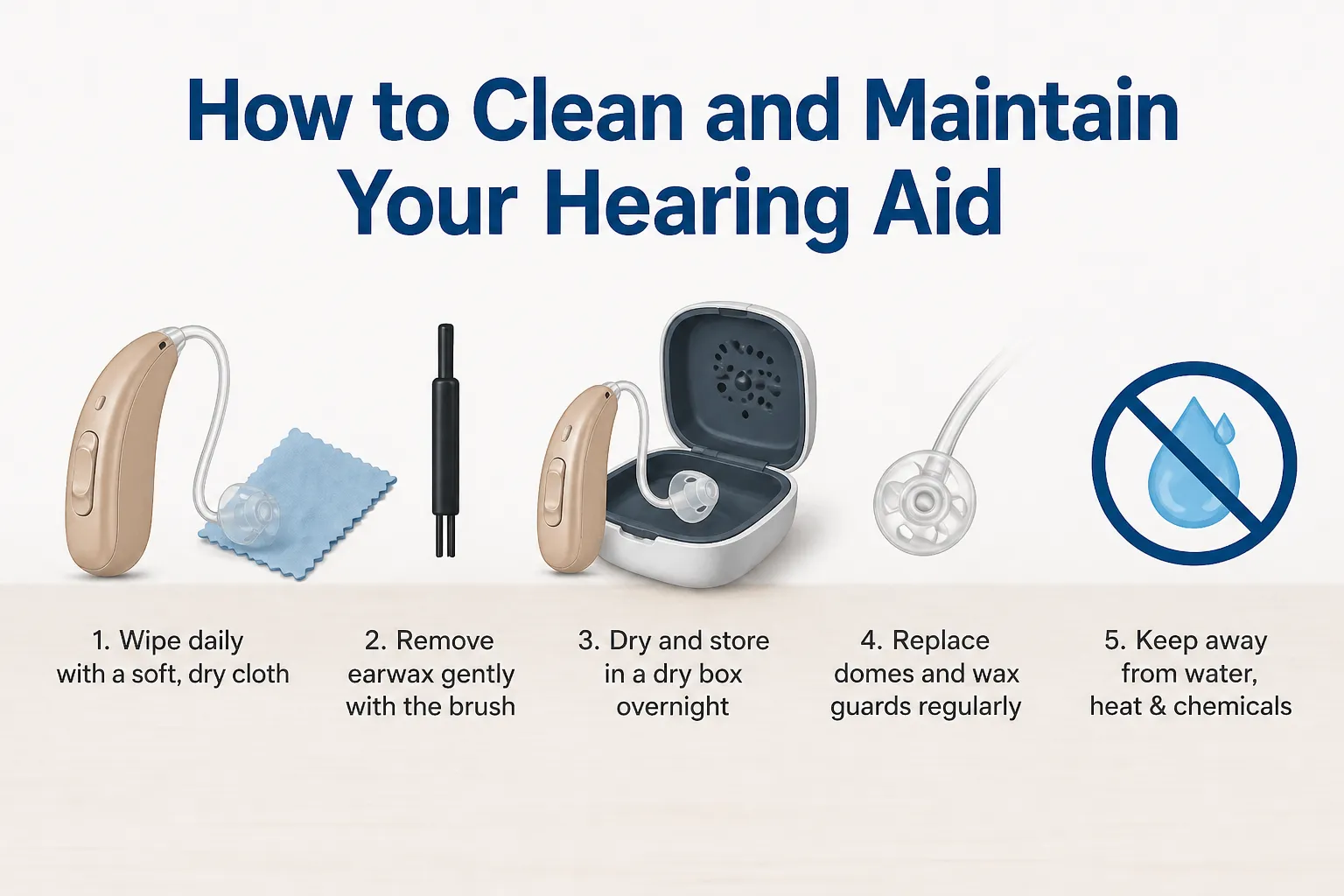 How to Clean and Maintain Your Hearing Aid