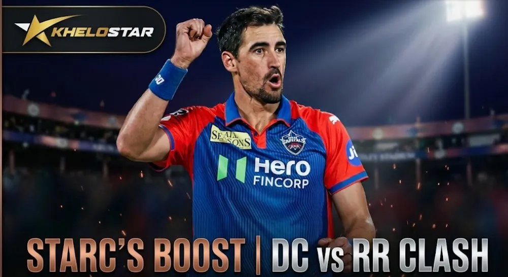 DC's Starc Boost vs RR: A khelostar Preview