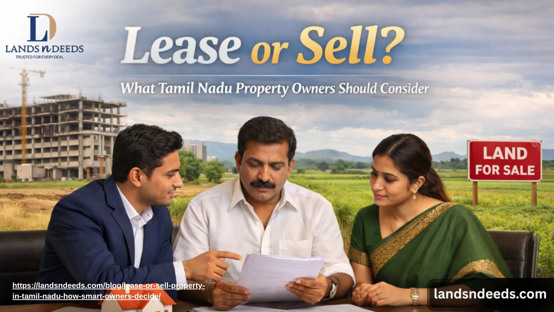 Leasing vs Selling Property in Tamil Nadu: How Smart Owners Decide