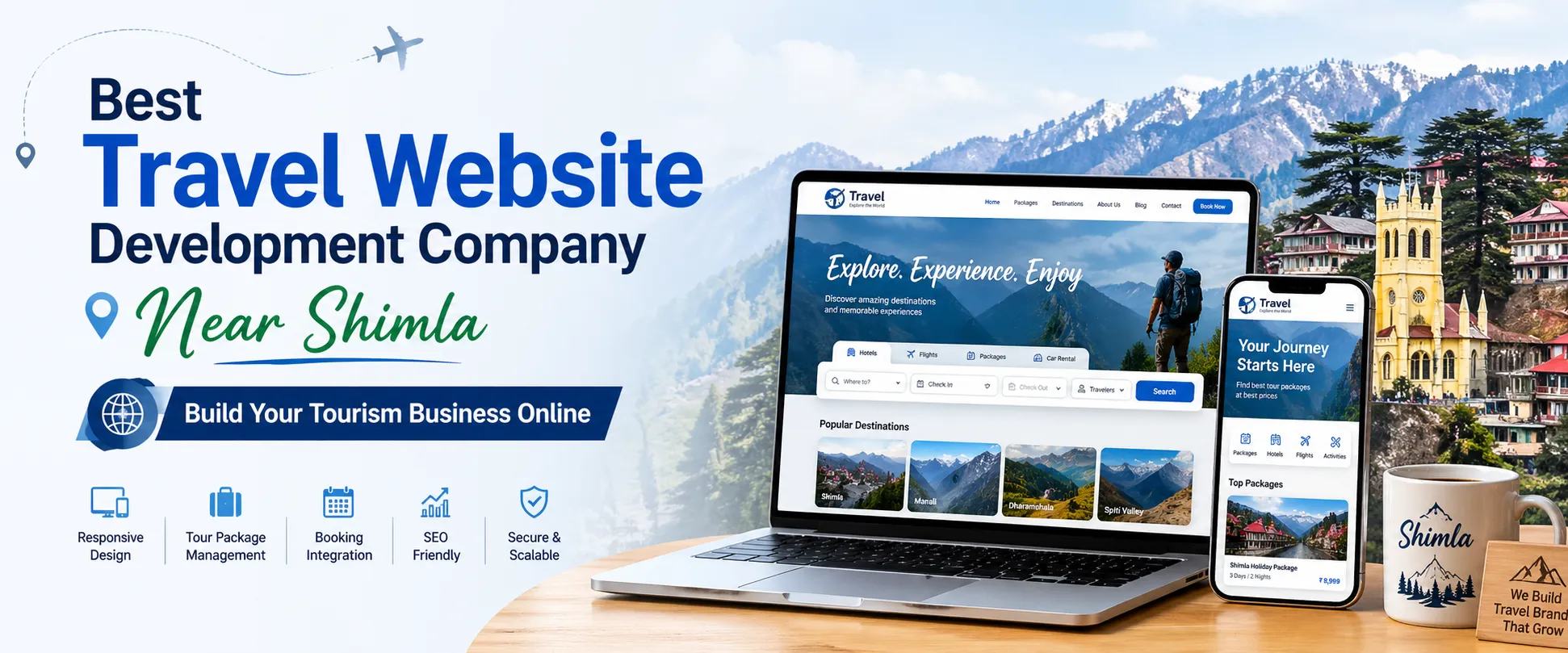 Best Travel Website Development Company Near Shimla | Build Your Tourism Business Online