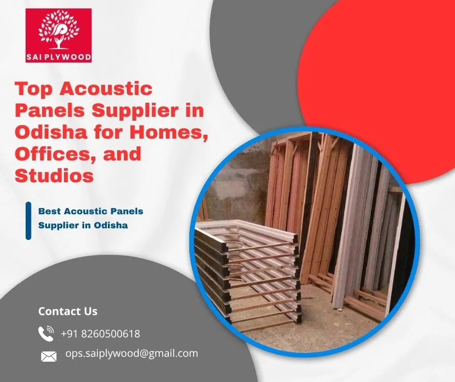 Top Acoustic Panels Supplier in Odisha for Homes, Offices, and Studios