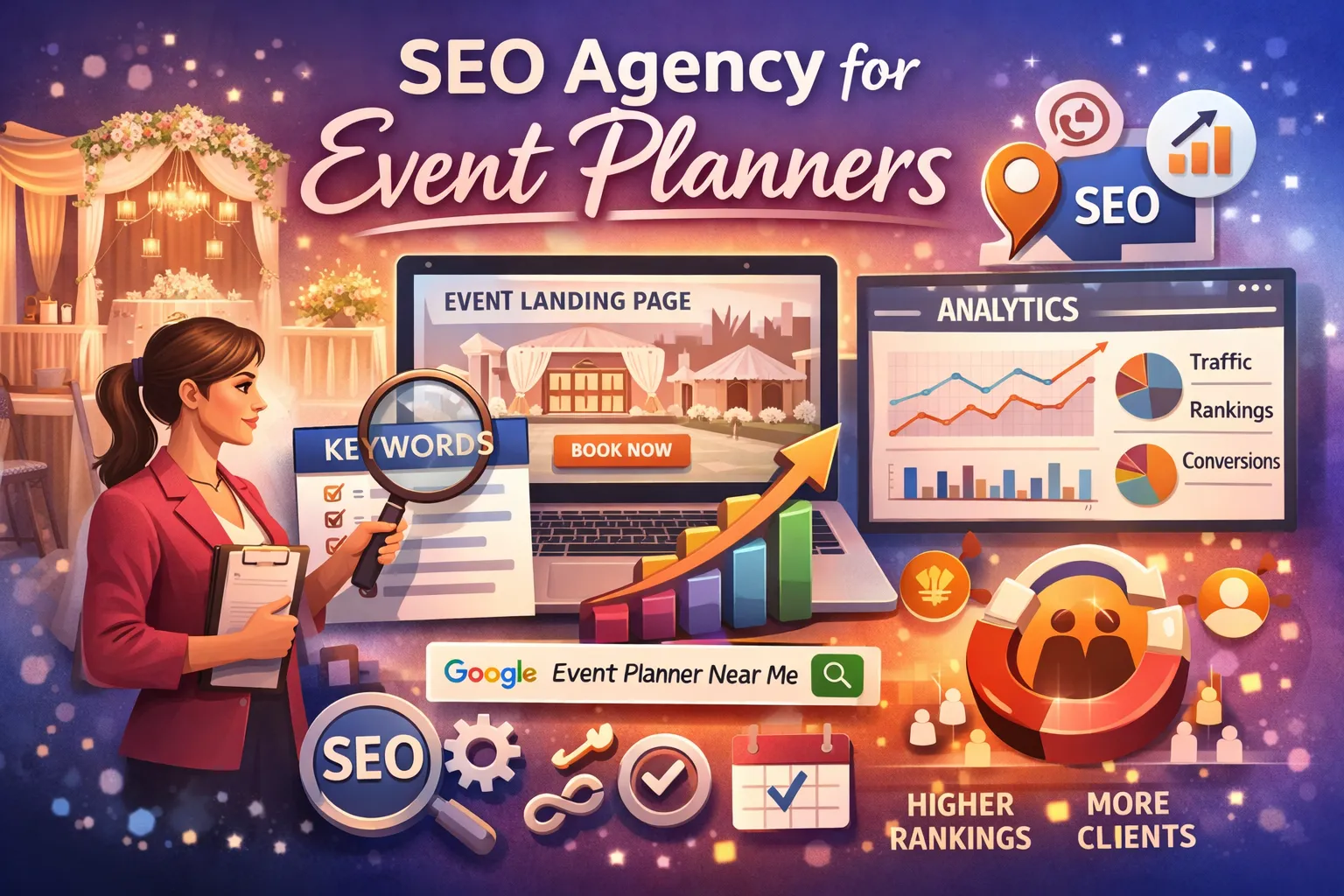 How an SEO agency for Event Planners Drives High-Quality Leads