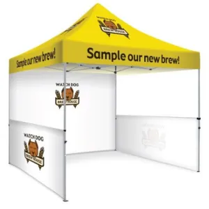 Professional Promotion with LED Signage, Custom Gazebo, and Poster Displays