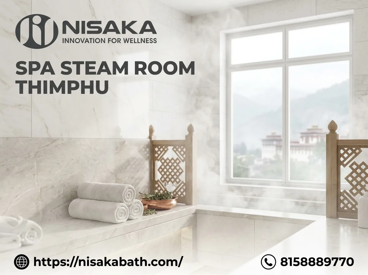 Luxury Wellness Solutions: Spa Steam Room, Sauna System, and Jacuzzi Bath in Thimphu