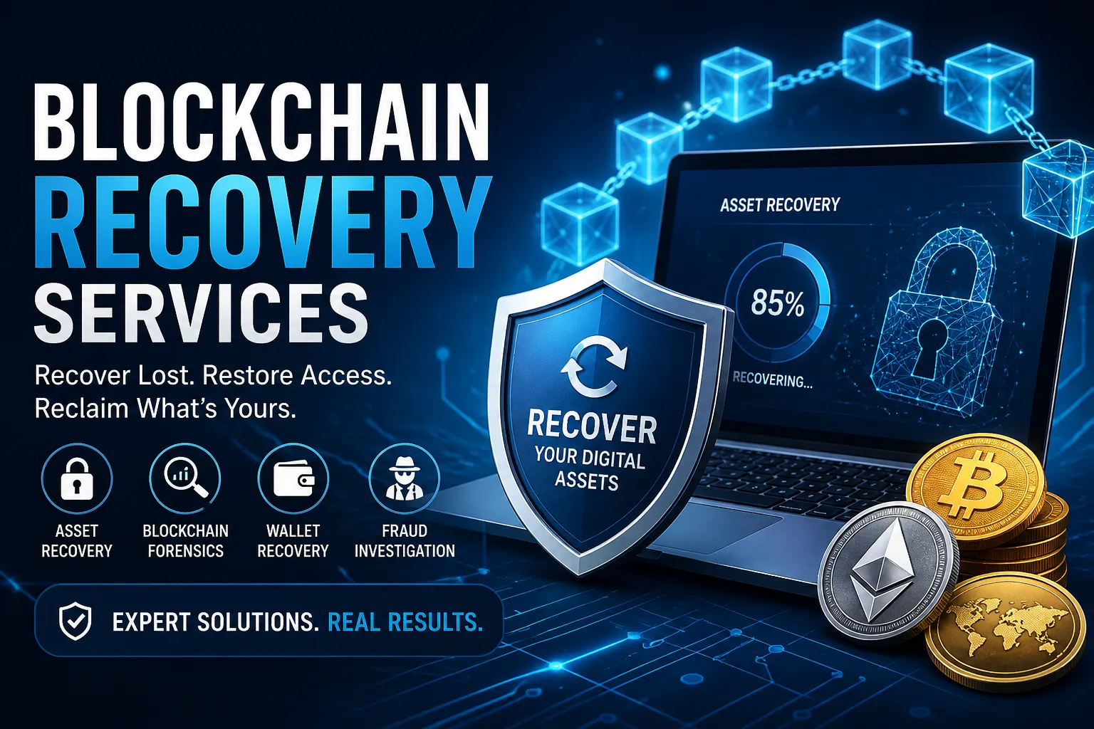 Blockchain Recovery Services: A Reliable Solution for Lost Digital Assets