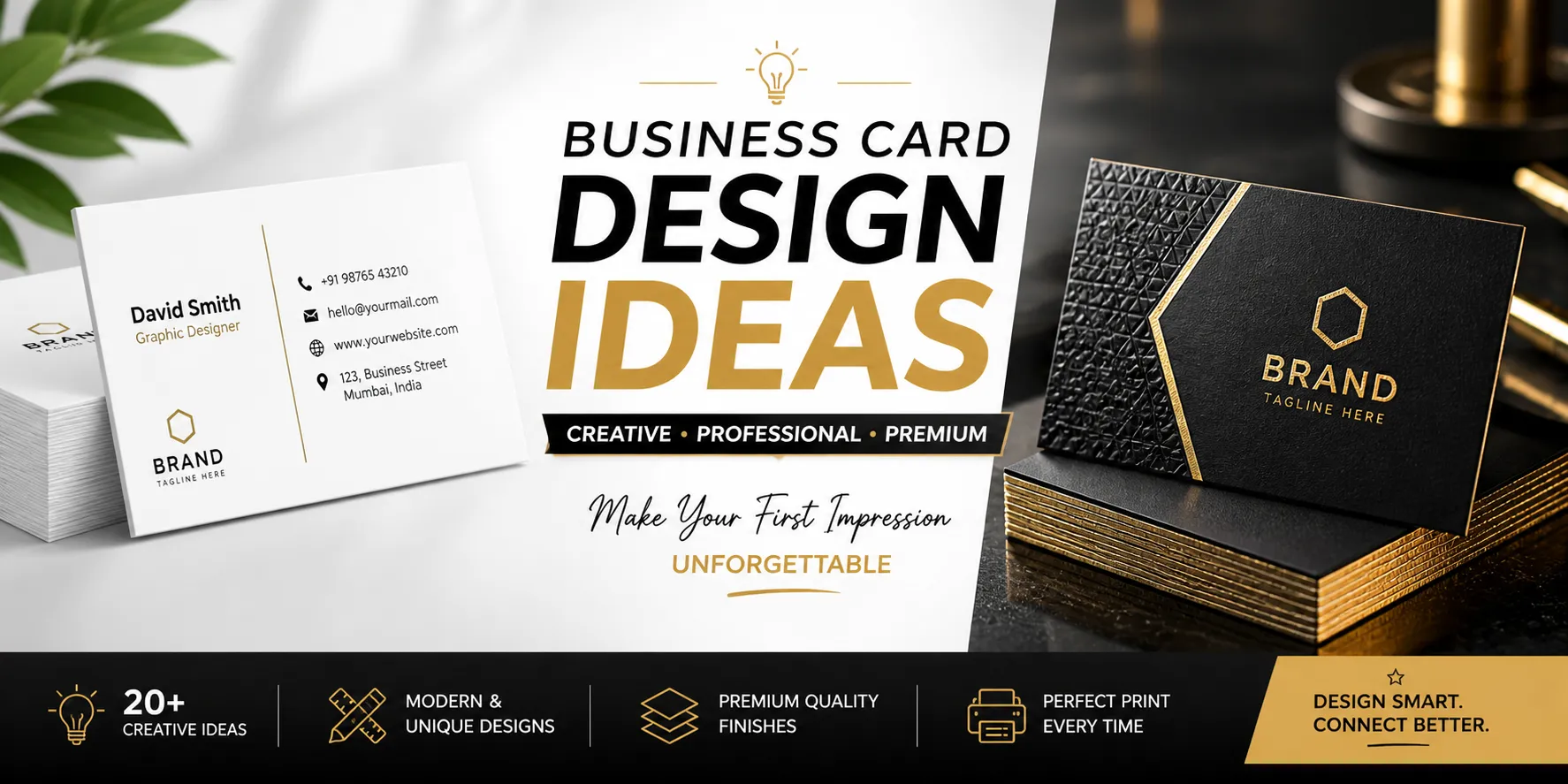 Business Card Design Ideas: 20+ Creative & Professional Designs for 2026