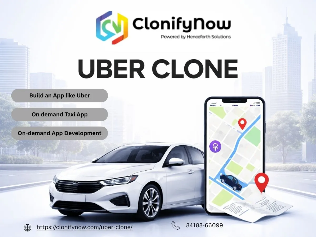 Uber Clone App Development Company: Create Apps Like Uber Easily