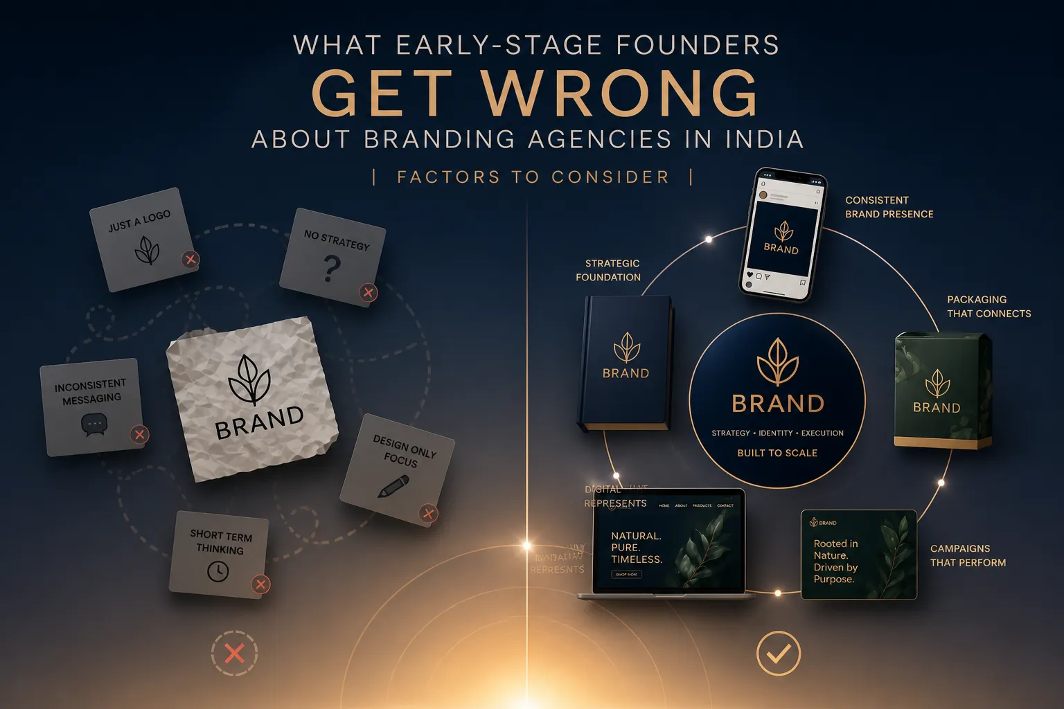 What Early-Stage Founders Get Wrong About Branding Agencies in India | Factors to Consider