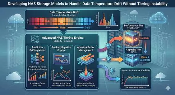 Developing NAS Storage Models to Handle Data Temperature Drift Without Tiering Instability